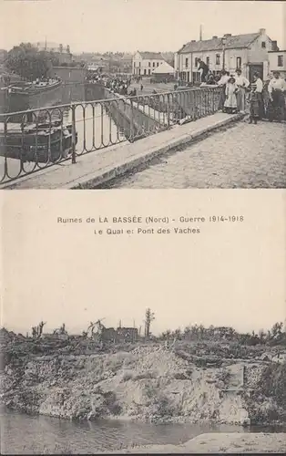 Ruines de La Basse, Le Quai et Pont des Vaches, non circulé