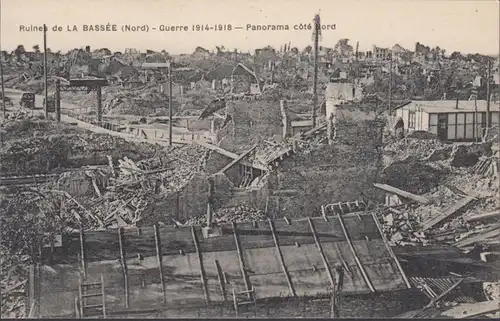 Ruines de La Bassée, Panorama côte Nord, non circulé