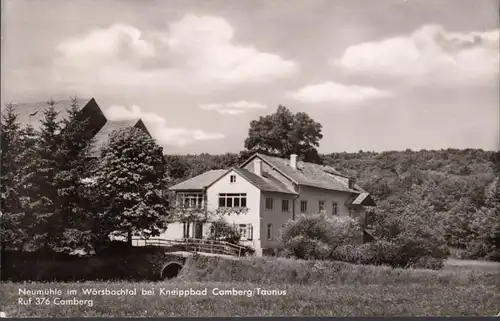Neumühle im Wörsbachtal, Kneippbad Camberg, gelaufen 1963