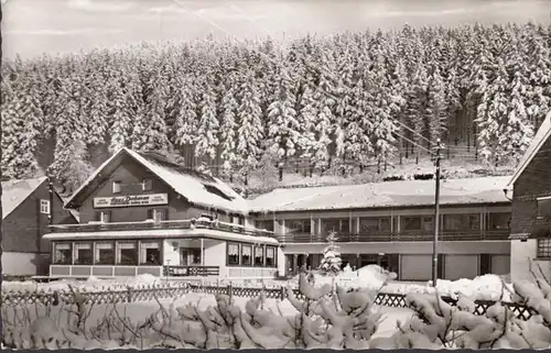 Willingen, Hotel Haus Dahmen im Winter, ungelaufen