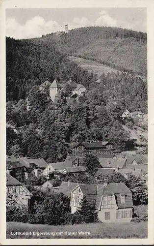 Elgersburg mit Hoher Warte, gelaufen 1958
