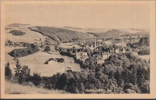 Leubsdorf, Hohenfichte, Stadtansicht, gelaufen