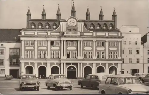 Rostock, Rathaus, gelaufen 197?