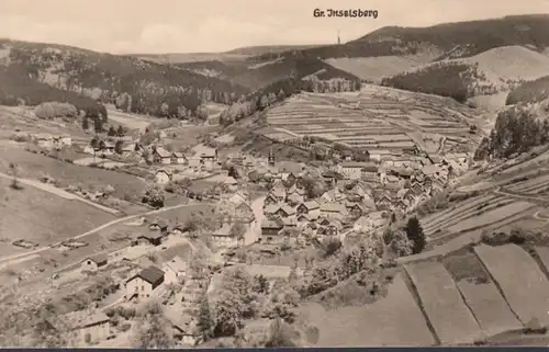 Pappenheim, Stadtansicht, Blick zum Hundsrück, ungelaufen