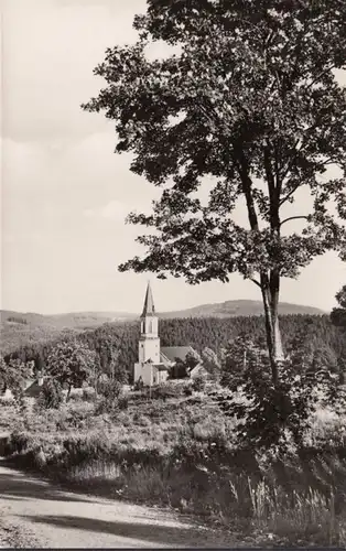 Johanngeorgenstadt, église de ville et Platenberg, non couru