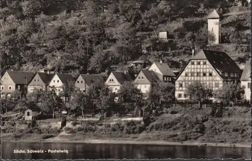 Postelwitz, Teilansicht, ungelaufen