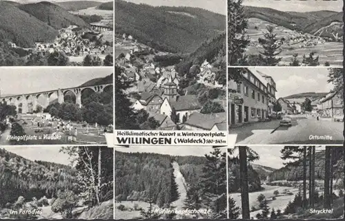 Willingen, Ortsmitte, Kleingolfplatz, Viadukt, ungelaufen