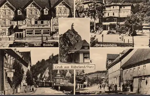 Rübeland, Hotel Bodetal, Hermannsholf, Hôtel Grüne Tanne, couru en 1959