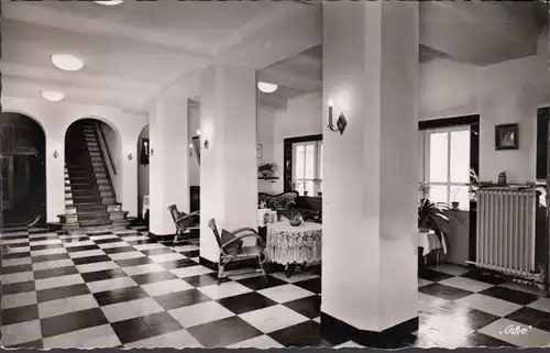 Bad Berneck, Kurhotel zur Mühle, Innenansicht, gelaufen 1958