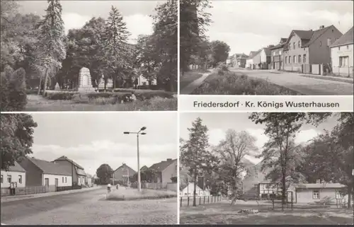 Friedersdorf, Stadtansichten, ungelaufen