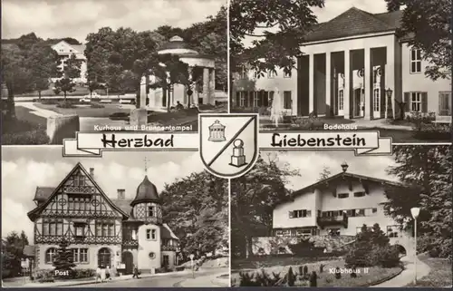 Liebenstein, Kurhaus, Badehaus, Post, Klubhaus, gelaufen
