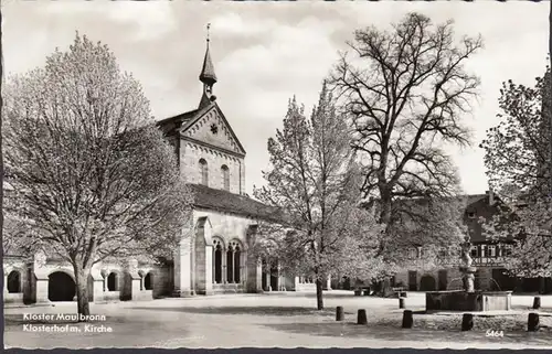 Maulbronn, Kloster, Klosterhof mit Kirche, ungelaufen