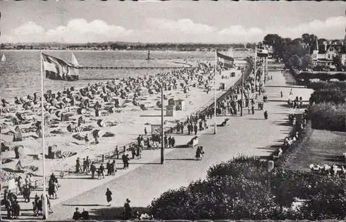 Travemünde, Promenade, Strand, gelaufen 1958