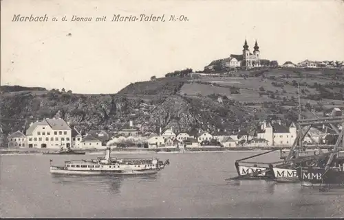 Marbach a.d. Danube avec Maria Taferl, vapeur, couru en 1934