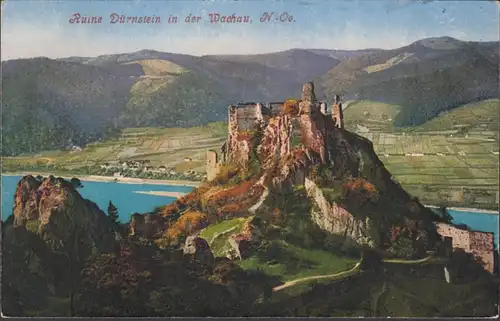 Dürnstein, Ruine Dörnsteil, dans la Wachtau, couru