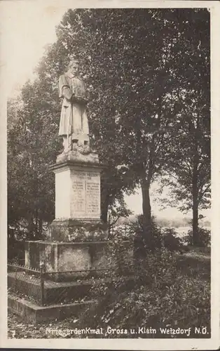 Grand et petit Wetzdorf, monument aux guerriers, incurvé