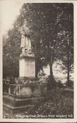 Gross- und Klein Wetzdorf, Kriegerdenkmal, ungelaufen