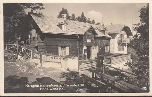 Herrgottschnitzerhaus an der Wandeck, gelaufen 1942