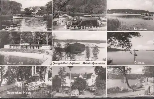 Malente, Bain, Tretbagen Holm, Kurhaus, Promenade, couru en 1958