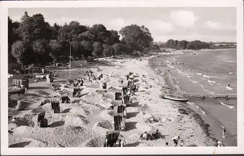 Haffkrug, Am Strand, gelaufen 1954