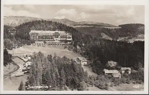 Semmering, Hotel Panhans, gelaufen 1938