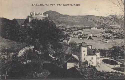 Salzbourg de la hauteur du juge, inachevé