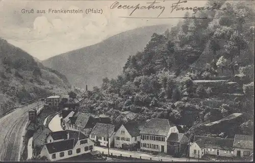 Gruss aus Frankenstein, Stadtansicht, ungelaufen- datiert 1919