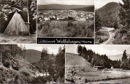 Wolfshagen, vue sur la ville, piscine extérieure, forêt, incurvée