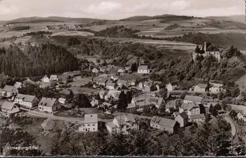 Virneburg, Stadtansicht, Restaurant Lang, gelaufen 1959