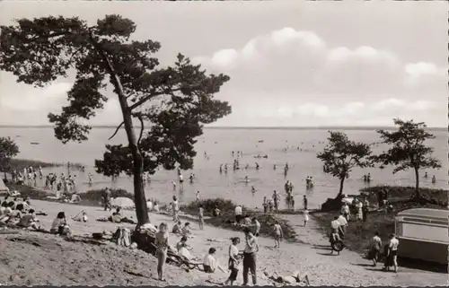 Neustadt, Badehotel Weisser Berg, Strandn, gelaufen 1960