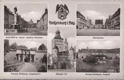 Weissenburg, Luitpoldstrasse, Place du marché, Forteresse, Non-roulé