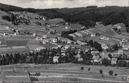 Warmensteinach, Stadtansicht, gelaufen 1960