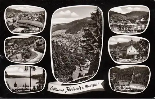 Forbach, chapelle, barrage, centrale électrique, Kurhaus, couru