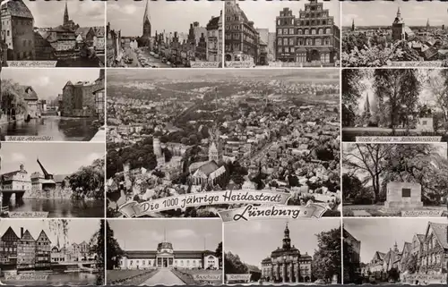 Lunebourg, Hôtel de bain, Mairie, Am Sande, Photographie aérienne, Déroulement