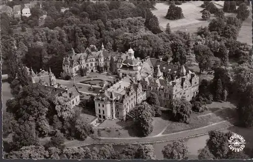 Bückeburg, Schloss, Fliegeraufnahme, ungelaufen