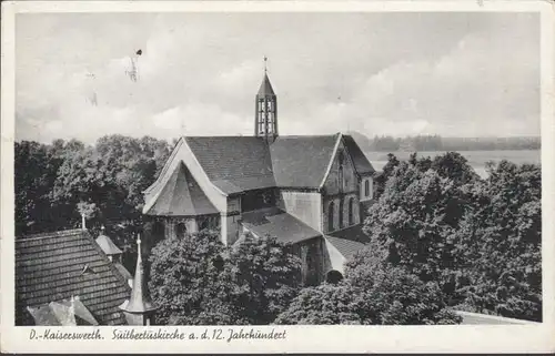 Kaiserwerth, Église de Suitbertou, courue en 1957