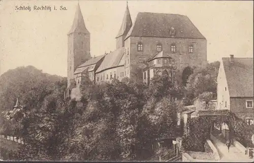 Rochlitz, Schloss Rochlitz, gelaufen 1928