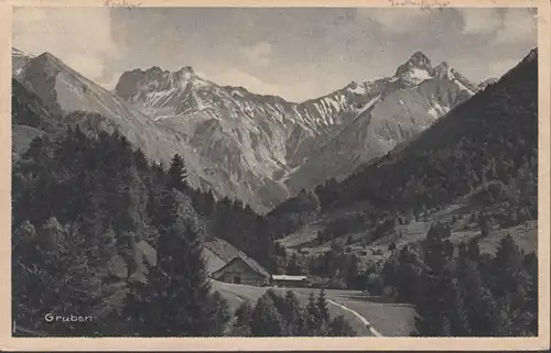 Gruben bei Oberstdorf, gelaufen 1927