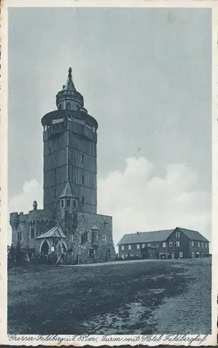 Schmitten, Grosser Feldberg, tour avec Hotel Fieldenberghof, couru en 1943