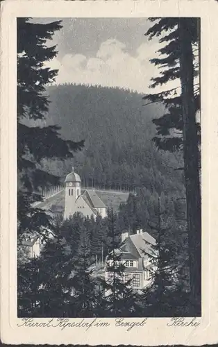 Kipsdorf, église, Passepartout, couru en 1933