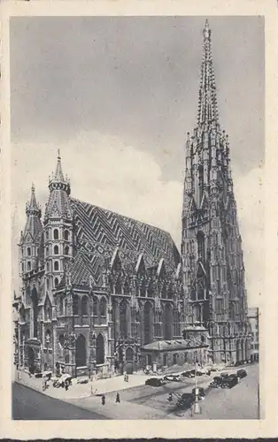Wien, Stephanskirche, ungelaufen, gestempelt 1941