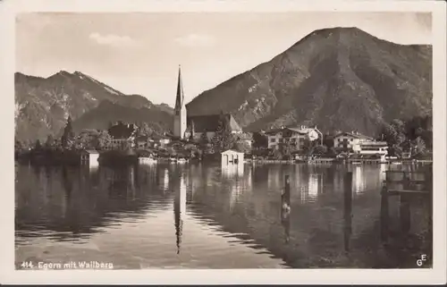 Rottach Egern mit Wallberg, gelaufen 1937