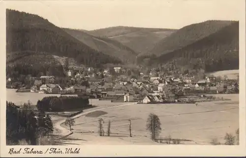 Bad Tabarz, vue sur la ville, couru en 1938