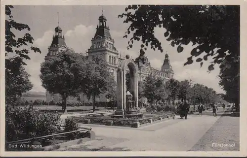 Bad Wildungen, Hotel Fürstenhof, gelaufen 1943