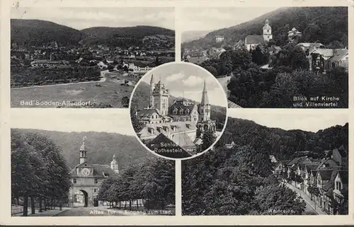 Bad Sooden, Altes Tor, Villenviertel, Weinreihe, gelaufen 1935