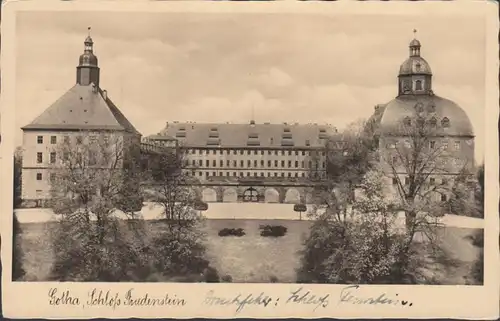 Gotha, Schloss Friedenstein, gelaufen 1936
