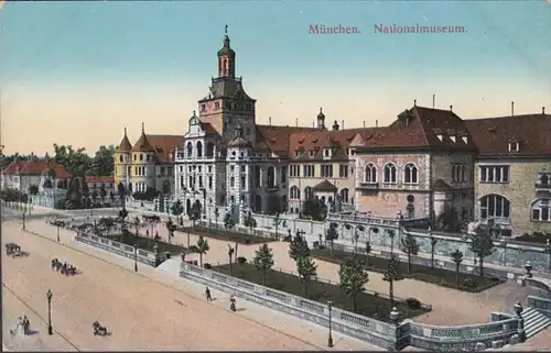 München, Nationalmuseum, ungelaufen- datiert 1910