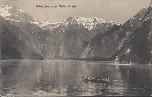 Lac Royal de l'angle du peintre, marque du jour, couru 1909