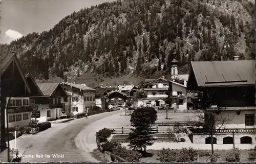 Reit im Winkl, Dorfpartie, gelaufen 1962