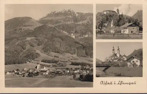 Aschau im Chiemgau, Stadtansichten, gelaufen 1951